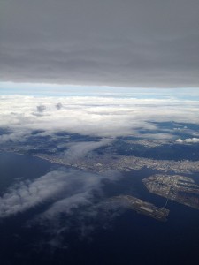 神戸上空